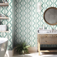 Zena Celadon Wallpaper