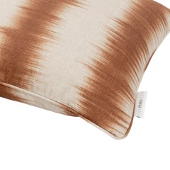 cushion aarna rust self piped edge detail