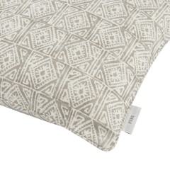 cushion ellora taupe self piped edge detail