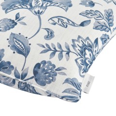 cushion kamila indigo self piped edge detail