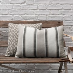 Nia Taupe Woven Cushion 43cm x 43cm