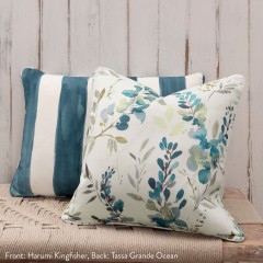 Tassa Grande Ocean Printed Cotton Cushion 55cm x 38cm