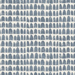 Fabric Babouches Denim Print Flat