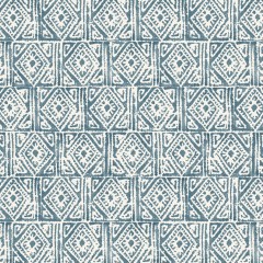 Ellora Marine Printed Cotton Fabric