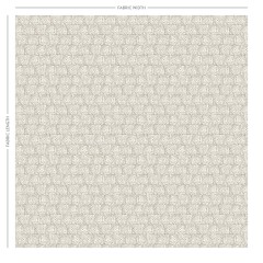 Ellora Taupe Printed Cotton Fabric