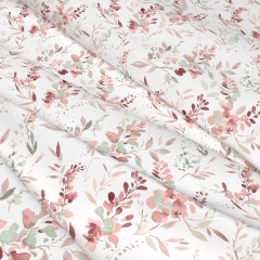 Fabric Harumi Raspberry Print Wave