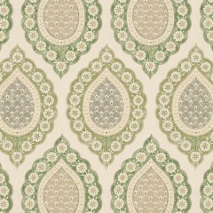 Fabric Indienne Fennel Print Flat