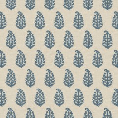 Fabric Indira Indigo Print Flat