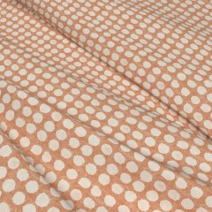 Fabric Jebel Persimmon Print Wave