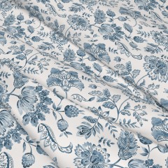 Fabric Kamila Indigo Print Wave