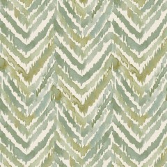 Kelim Celadon Printed Cotton Fabric