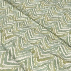 Fabric Kelim Celadon Print Wave