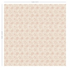 Lotus Bay Rose Printed Cotton Fabric