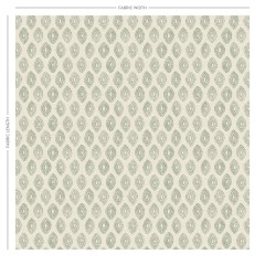 Marra Celadon Printed Cotton Fabric