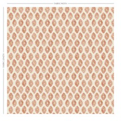 Marra Persimmon Printed Cotton Fabric