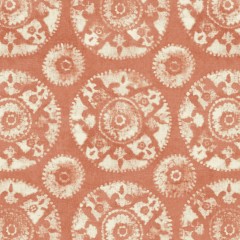 Nubra Apricot Printed Cotton Fabric