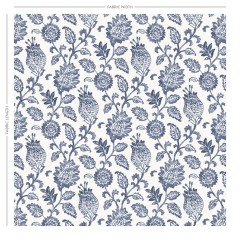 Palais Indigo Printed Cotton Fabric