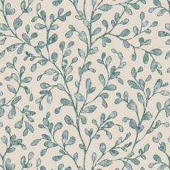 Fabric Taree Teal Print Flat