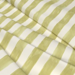 Fabric Tassa Grande Asparagus Print Wave