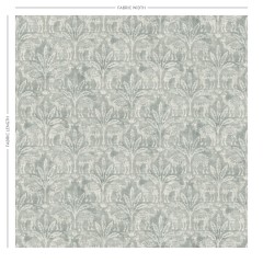 Toubkal Mineral Printed Cotton Fabric