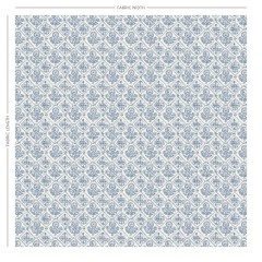 Watika Delft Printed Cotton Fabric