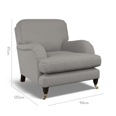 furniture bliss chair viera fog plain dimension