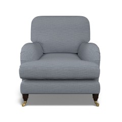 furniture bliss chair zuri denim plain front