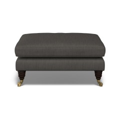 Bliss Footstool Amina Charcoal