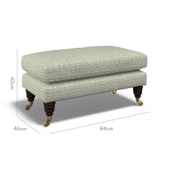 furniture bliss footstool desta eggshell weave dimension