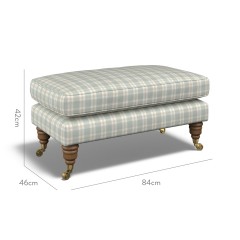 furniture bliss footstool kali mineral weave dimension