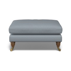 furniture bliss footstool shani denim plain front