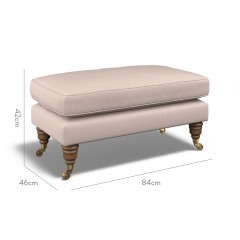 furniture bliss footstool zuri shell plain dimension