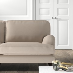 furniture bliss medium sofa shani pebble plain lifestyle