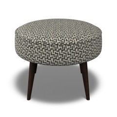 Brancaster Footstool Desta Charcoal