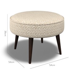 furniture brancaster footstool desta pebble weave dimension