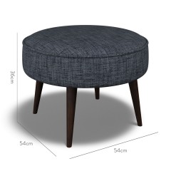 furniture brancaster footstool kalinda indigo plain dimension