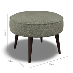 furniture brancaster footstool yana sage weave dimension