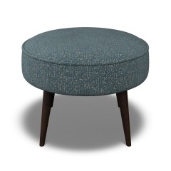 Brancaster Footstool Yana Teal