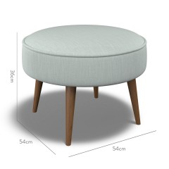 furniture brancaster footstool zuri mineral plain dimension