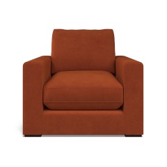 furniture cloud chair cosmos cinnabar plain front