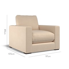 furniture cloud chair cosmos linen plain dimension