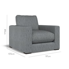 furniture cloud chair kalinda midnight plain dimension