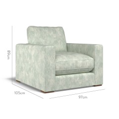 furniture cloud chair namatha mineral print dimension