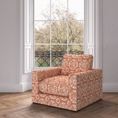 furniture cloud chair nubra apricot print lifestyle