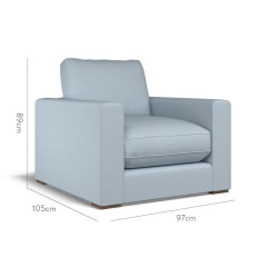 furniture cloud chair shani sky plain dimension