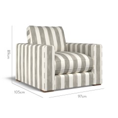 furniture cloud chair tassa grande fog print dimension