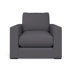 furniture cloud chair viera indigo plain front