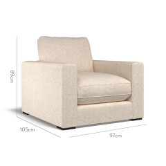 furniture cloud chair yana sand weave dimension