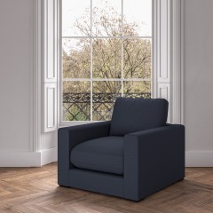 furniture cloud chair zuri indigo plain lifestyle