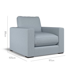 furniture cloud chair zuri sky plain dimension